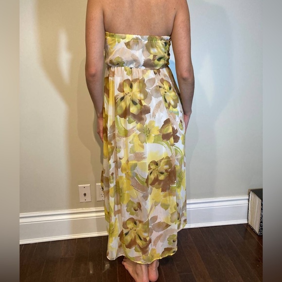 Strapless Floral Dress - Picture 4 of 9
